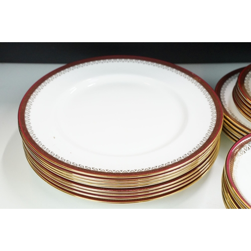 102 - Collection of Royal Albert 'Paragon Holyrood' 1983 tableware to include eight dinner plates, six med... 