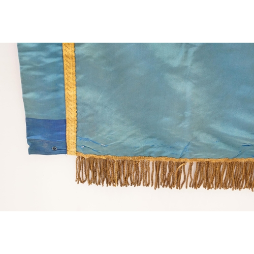 148 - Early 20th century French Union Nationale des Combattants flag, one side embroidered with 'Section d... 