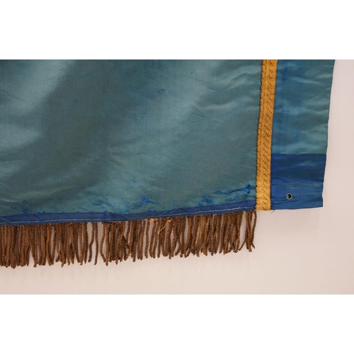 148 - Early 20th century French Union Nationale des Combattants flag, one side embroidered with 'Section d... 