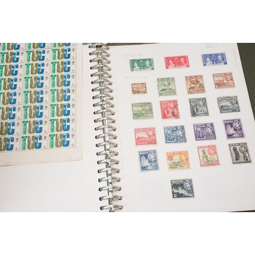 402 - Collection of assorted loose stamps and first day covers as well as three albums of 19th Century and... 