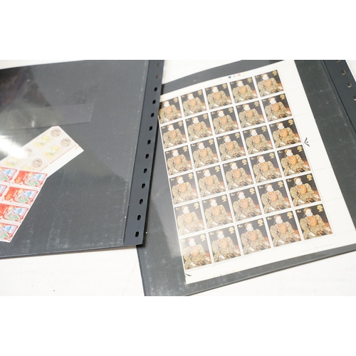 403 - Collection of stamps to include Royal Mail collectors pack mint stamps to include years; 1983, 1986,... 