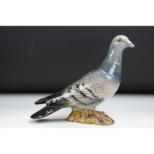 65 - Group of six Beswick pigeons, four in high gloss finish, 1383,  two in matte finish.