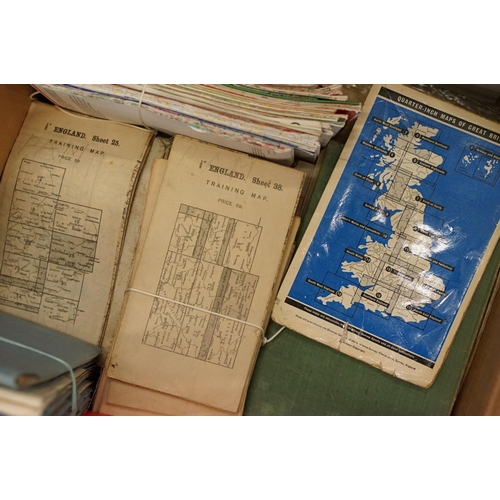 407 - A group of mixed ephemera to include railway related books, railway maps..etc.. together with a coll... 