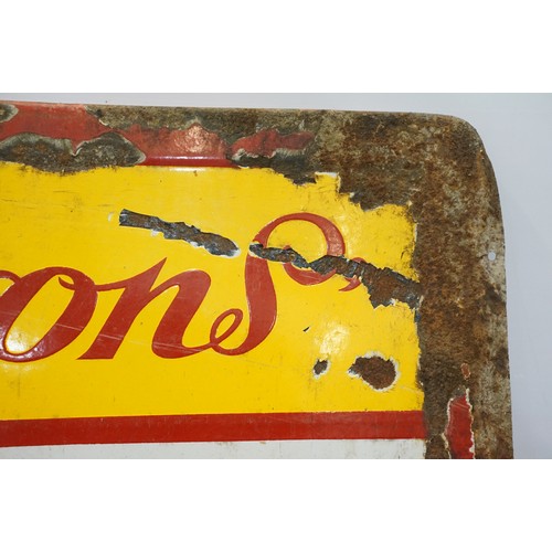 311 - Lyons Cooling News, 'We Sell Lyons' Ice Cream' enamel sign, 92 x 63cm