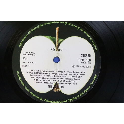 112 - Vinyl - The Beatles - Hey Jude - 3 different pressings to include: UK export copy CPCS 106, EX-, New... 