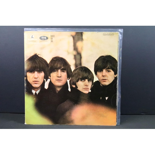 115 - Vinyl - 10 The Beatles albums on the yellow Parlophone labels to include: Rubber Soul x 2 (PMC 1267,... 