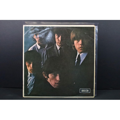 119 - Vinyl - 6 Copies of The Rolling Stones - No. 2 album including original unboxed red Decca labels and... 