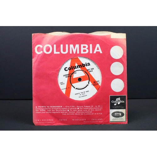 301 - Vinyl - The Syndicats - Howlin’ For My Baby 7” single on Columbia Records DB 7441. Original UK 1st p... 