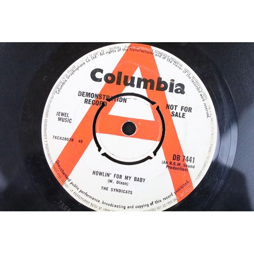 301 - Vinyl - The Syndicats - Howlin’ For My Baby 7” single on Columbia Records DB 7441. Original UK 1st p... 