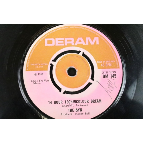 304 - Vinyl - The Syn (pre - Yes) - Flowerman. 7” single on Deram Records DM 145. Original UK 1st pressing... 