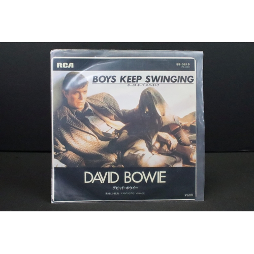 315 - Vinyl - 3 David Bowie rarities 7” singles to include: Davie Jones And The King Bees – Liza Jane (Dec... 