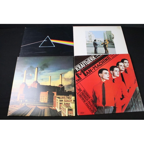 265 - Vinyl - 67 Rock & Pop LPs and 1 box set to include Pink Floyd x 3 (inc DSOTM with 1 poster 2 sticker... 