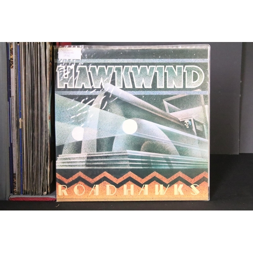 268 - Vinyl - 20 Hawkwind LPs spanning their career including foreign pressings.  Vg+ overall