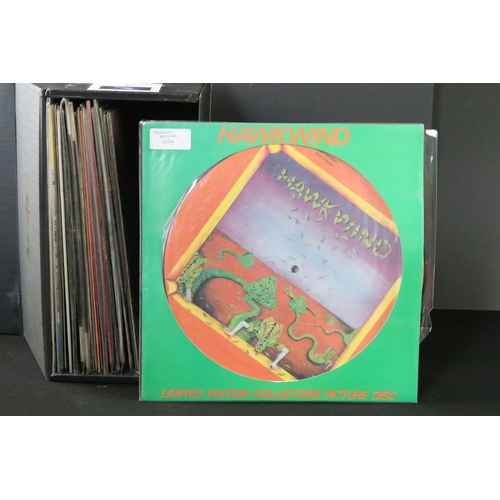 269 - Vinyl - 20 Hawkwind LPs spanning their career including foreign pressings and debut album picture di... 