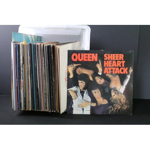 276 - Vinyl - 44 Rock & Pop LPs to include Queen x 7, Led Zeppelin x 3, The Who, Kate Bush x 4, Fleetwood ... 