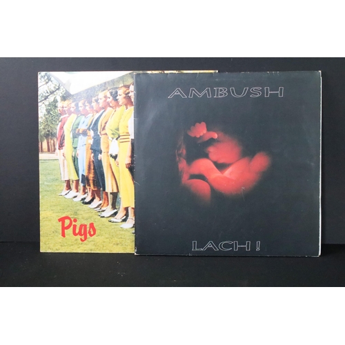 281 - Vinyl - 2 Ambush LPs to include: Lach ! (Maximum Voice Production ‎– MVP-004, German 1994 double alb... 