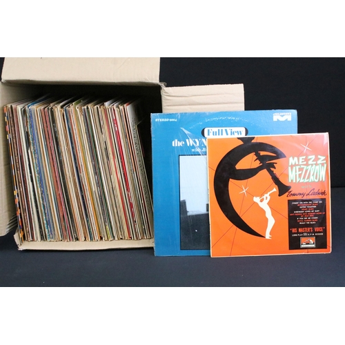 374 - Vinyl - Over 80 Jazz LPs to include Wynton Kelly Trio, George Lewis (Blue Note), Roy Eldridge, Chet ... 