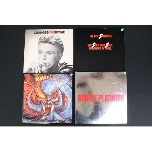 380 - Vinyl - Over 70 Rock & Pop LPs and 1 box set to include David Bowie x 4, Black Sabbath, Motorhead, Q... 