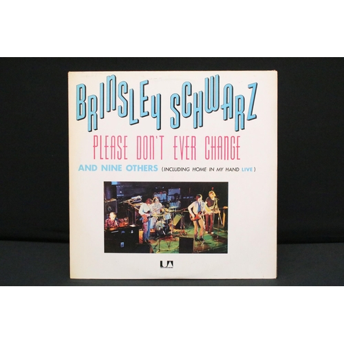 149 - Vinyl - 7 Brinsley Schwartz LPs spanning their career. At least Vg overall