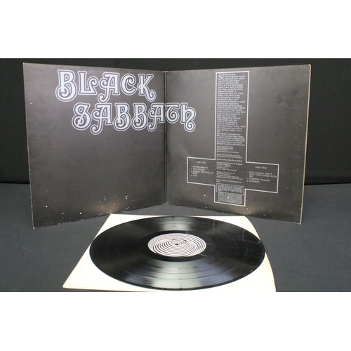 154 - Vinyl - 3 LPs on Vertigo Records to include Black Sabbath (VO6, small swirl) Vg+, Jimmy Campbell Hal... 