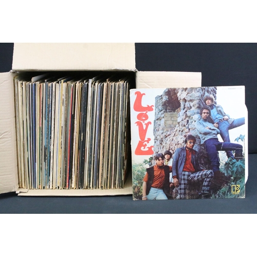 296 - Vinyl - Over 85 Rock & Pop LPs to include Love x 4, Nick Lowe x 3, Lonni Mack x 2, Madonna, Roger Mc... 