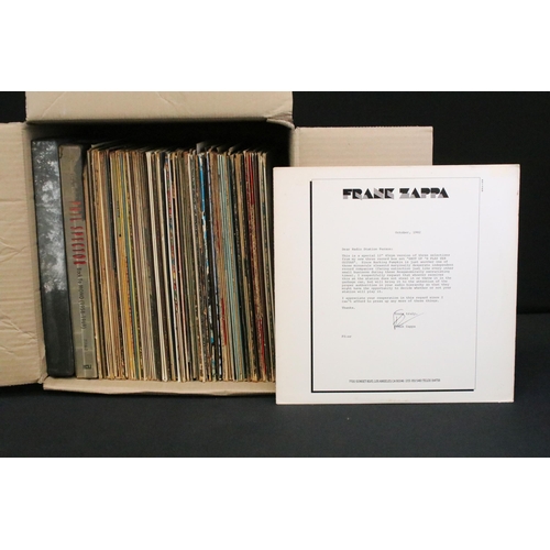 297 - Vinyl - Over 70 Rock & Pop LPs and 2 box sets featuring test pressing and promos to include Frank Za... 