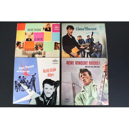 300 - Vinyl - Over 85 UK / EU pressing Rock N Roll / Rockabilly LPs to include Gene Vincent x 11, Bo Diddl... 