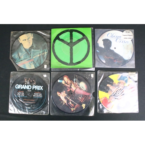 318 - Vinyl - 31 picture disc 7” singles to include: Gary Numan, Enuff Z’nuff, China Crisis, Grand Prix, T... 