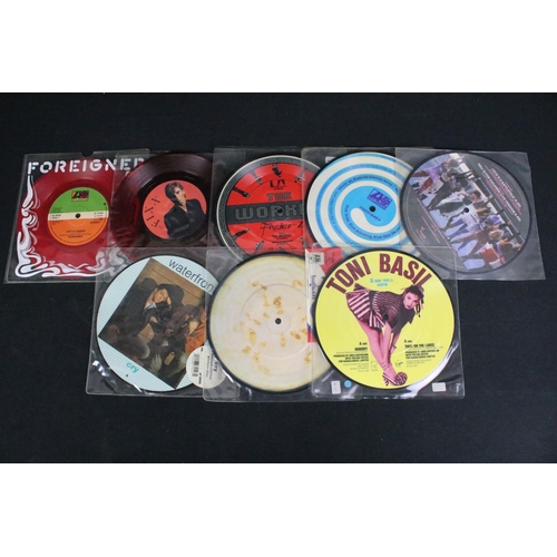 318 - Vinyl - 31 picture disc 7” singles to include: Gary Numan, Enuff Z’nuff, China Crisis, Grand Prix, T... 