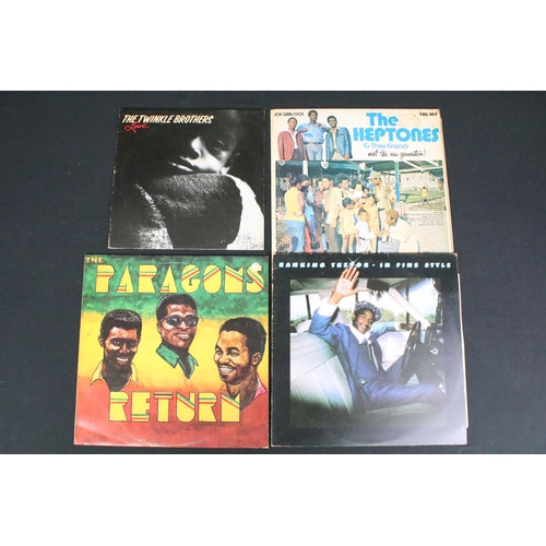 365 - Vinyl - 59 UK & Jamaican pressing Reggae LPs to include The Heptones x 2, Ranking Trevor, The Parago... 