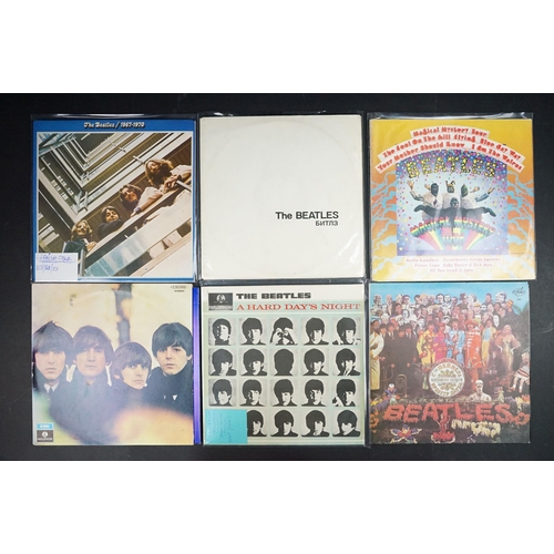 233 - Vinyl - 17 The Beatles foreign pressing LP albums to include: Sgt. Pepper's Lonely Hearts Club Band ... 