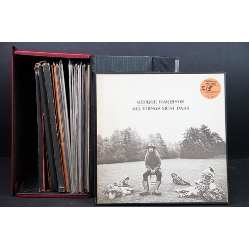 235 - Vinyl - 4 George Harrison box sets and 9 albums by George Harrison plus 3 LP albums by Ringo Starr, ... 