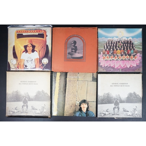 235 - Vinyl - 4 George Harrison box sets and 9 albums by George Harrison plus 3 LP albums by Ringo Starr, ... 