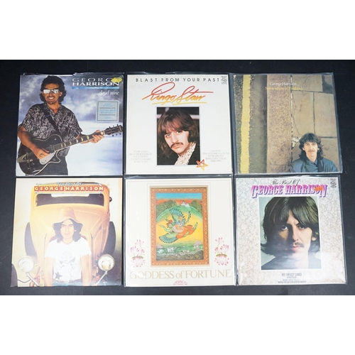 235 - Vinyl - 4 George Harrison box sets and 9 albums by George Harrison plus 3 LP albums by Ringo Starr, ... 