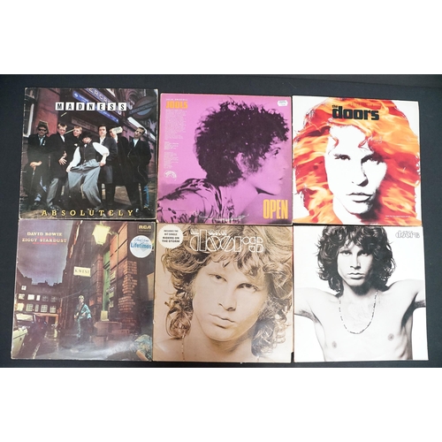 215 - Vinyl - Over 80 Rock & Pop LPs to include Groundhogs, The Doors x 3, Julie Driscoll, Madness, David ... 