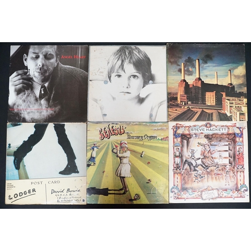 216 - Vinyl - Over 80 Rock & Pop LPs to include Pink Floyd x 2 (inc DSOTM), David Bowie, Genesis, Steve Ha... 