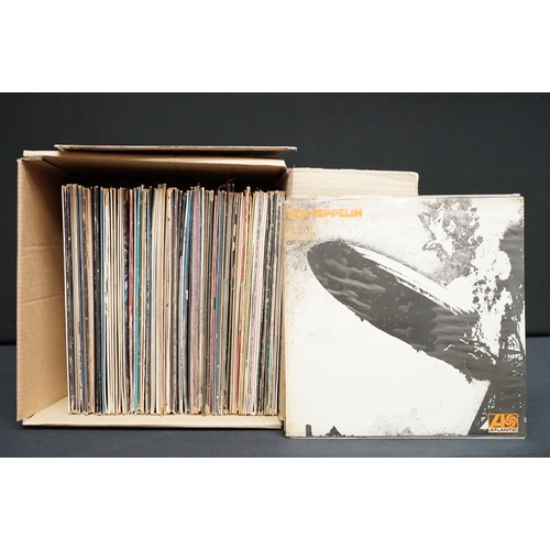 217 - Vinyl - Over 80 Rock & Pop LPs to include Led Zeppelin, The Beatles x 2, Bob Dylan x 4, Pink Floyd, ... 