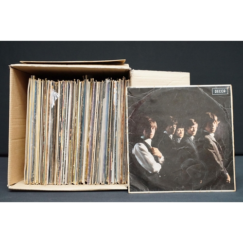 218 - Vinyl - Over 80 Rock & Pop LPs to include The Rolling Stones x 4 (inc self titled with 2:52 Tell Me ... 