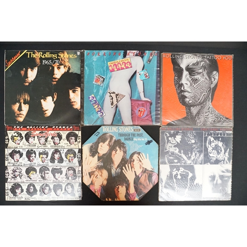 220 - Vinyl - Over 80 Rock & Pop LPs to include The Rolling Stones x 14 (inc Sticky Fingers with working z... 