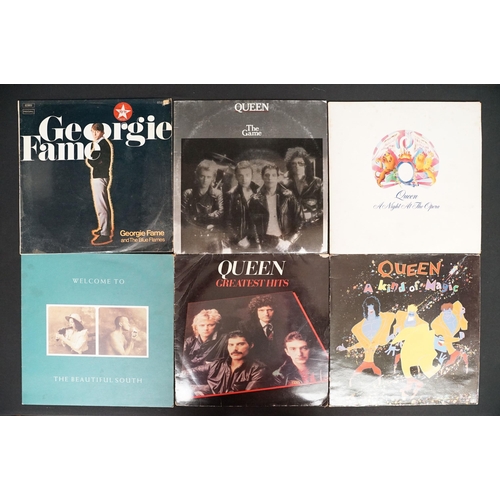 222 - Vinyl - Over 80 Rock & Pop LPs to include Pink Floyd (DSOTM), Queen x 10, The Beautiful South, Georg... 