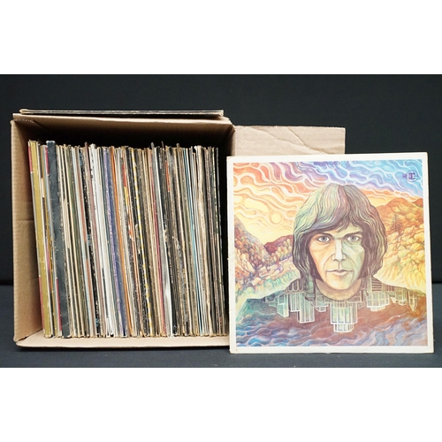 225 - Vinyl - Over 80 Rock & Pop LPs to include Neil Young x 2, Jethro Tull x 3, U2, Ultravox, T-Rex x 3, ... 