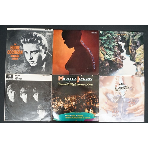 229 - Vinyl - Over 70 Rock & Pop LPs to include The Beatles White Album (No. 0389070, top opener, stereo, ... 