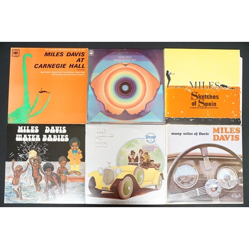 287 - Vinyl - Jazz - 22 Miles Davis albums and one 12”  to include: Odyssey (Xtra), Many Miles Of Davis (C... 