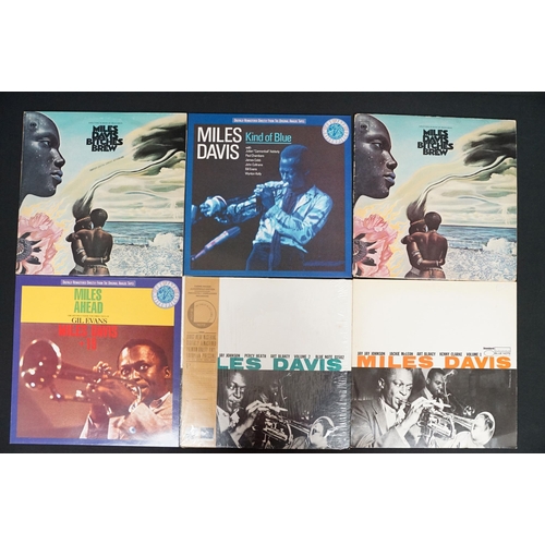 287 - Vinyl - Jazz - 22 Miles Davis albums and one 12”  to include: Odyssey (Xtra), Many Miles Of Davis (C... 