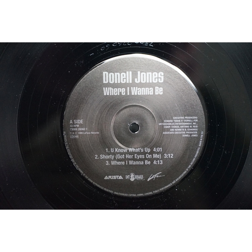 103 - Vinyl - Donell Jones Where I Wanna Be LP on LaFace Records 73008-26060-1. Original UK / EU 1999 1st ... 