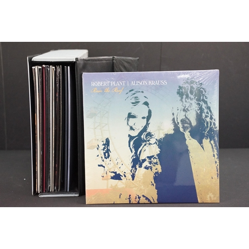 128 - Vinyl - 12 sealed recent release limited edition LP albums to include: Robert Plant & Alison Krauss ... 