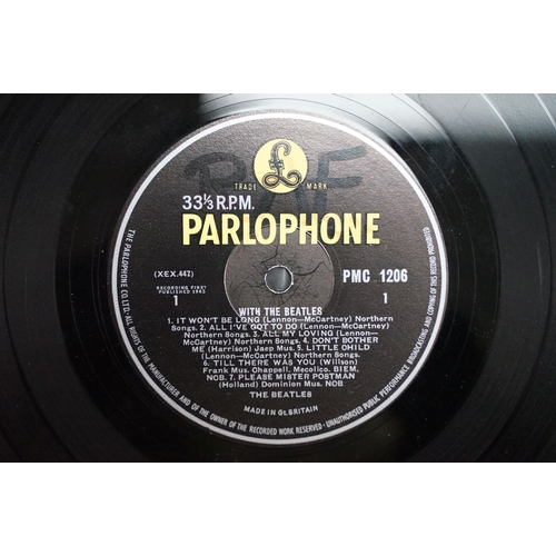 156 - Vinyl - 4 The Beatles original UK mono LPs (yellow Parlophone) to include Please Please Me, Rubber S... 