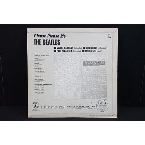 156 - Vinyl - 4 The Beatles original UK mono LPs (yellow Parlophone) to include Please Please Me, Rubber S... 