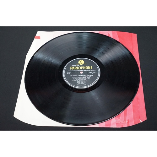 157 - Vinyl - 3 The Beatles original UK LPs to include Sgt Pepper (wide spine mono, red flame inner, cut-o... 