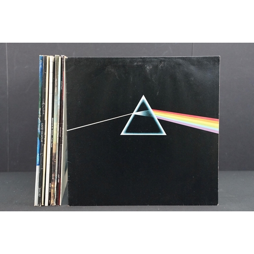 165 - Vinyl - 10 Pink Floyd  & members LPs to include Dark Side Of The Moon (A5/B3 with 2 posters), Wish Y... 